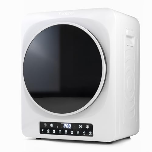 Yoquna 衣類乾燥機 3kg【SNS1000万再生突破】 UV消臭 除菌 タイマー5段階 乾燥検知 自動停止 衣類 布団..