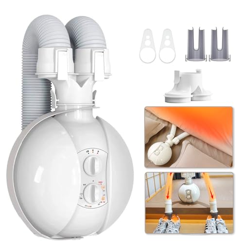 【2025年革新モデル】布団乾燥機 小型 ふとん乾燥機 ダブルホース 布団2枚対応 靴2組 衣類乾燥 靴乾燥機 時短乾燥 コンパクト 軽量 静音性 簡単操作 除湿 消臭 ダニ退治 梅雨対策 カビ 花粉