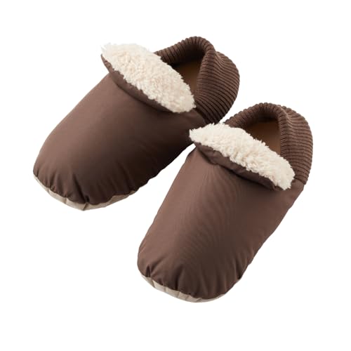 [グンゼ] あったかスリッパ UCHI-COLLE/ウチコレ ルームシューズ バウンドヒーター 防寒 旧 Aモカブラウン 23.0-25.0 cm