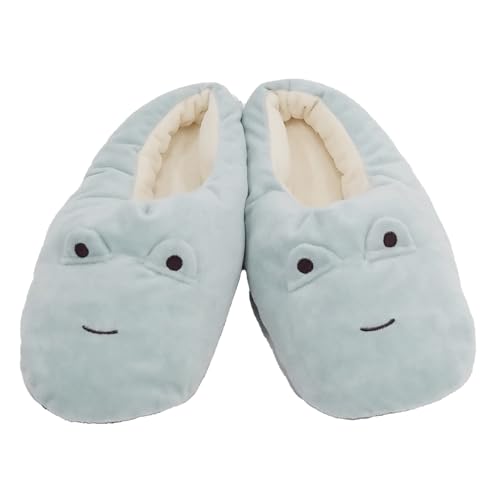 [Stream] スリッパ ルームシューズ レディース ふわふわ かわいい 冬 アニマル 動物 カエル WG196-L