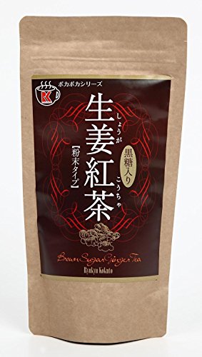 ポカポカシリーズ 黒糖入り生姜紅茶 粉末タイプ 180g