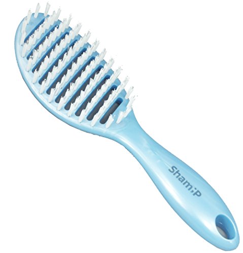 キヌガワカンパニー W植毛! シャンプー&トリートメント スカルプ ブラシ ShamP(シャンピ) #1211 ブルー..