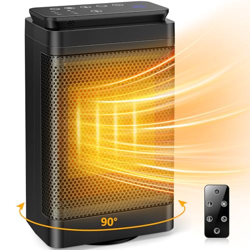 セラミックヒーター 『2024革新型・極節電』 省エネ ヒーター 小型 足元 暖房 低騒音 セラミッ ...