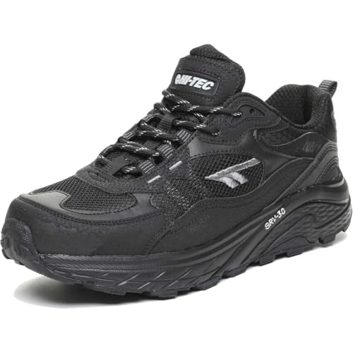 楽天ミヤビ商店[ハイテック] アウトドアスニーカー 晴雨兼用 HKU16 EASTEND WP 〔イーストエンドWP〕 トレッキング 透湿防水 ブラック 26.5 cm 2E