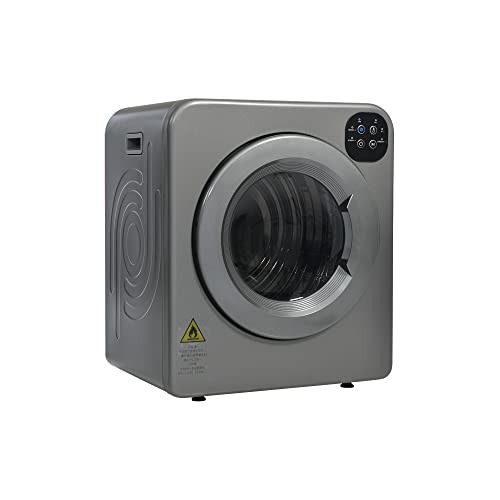 衣類乾燥機 大型 乾燥容量6KG ボタンパネル操作 99%除菌 簡単操作 省電力 1人暮らし 湿気対策 カビ対策 梅雨対策 新生活 家庭用 (A-グレー)