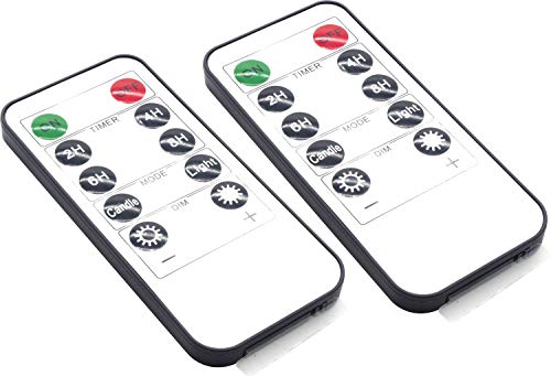 オーディオファン LED キャンドルライト用 専用リモコン 2点セット