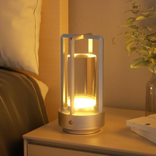 【新登場 & 3色モード】間接照明 おしゃれ テーブルランプ コードレス タッチ制御＆無段階調光 目に優しい北欧風デザイン バー キャンプ 常夜灯 枕元用に最適 卒業祝い 誕生日プレゼント (