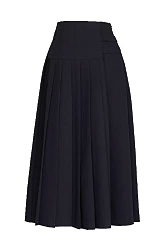 [ルイ ルエ ブティック] 選べる 3type シルエット スカート レディース ミセス ママ プリーツスカート ボトム 大きいサイズ プリーツ マキシ ロング 着回し フォーマル カジュアル 通勤 L(11号)