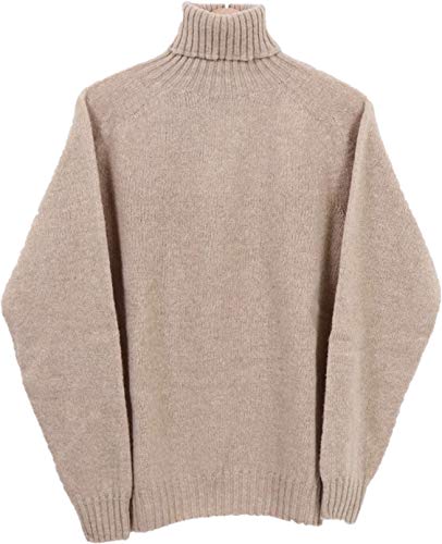 Harley of scotland ハーレーオブスコットランド タートルネック ニット セーター メンズ レディース シェットランド ウール M2474/5 ...