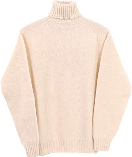 Harley of scotland ハーレーオブスコットランド タートルネック ニット セーター メンズ レディース シェットランド ウール M2474/5 ...