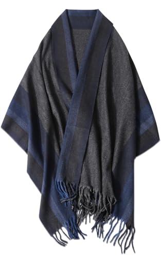 [THE CLASSIC TOKYO UV LABEL] ふわさらカシミヤタッチ 大判サイズ ストール マフラー チェック柄 大き..