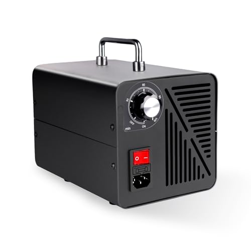 【2025年】オゾン発生器 大容量 60000mg/h 広範囲対応 タイマー機能付き 静音設計 家庭用/車内用/オフ..