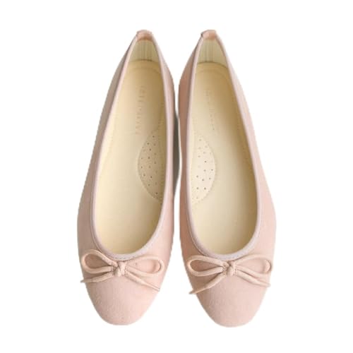 [アミアミ] 累計18万5373足突破！ バレエシューズ セミスクエアトゥ レディース フラット パンプス 歩..