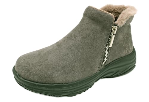 [モズ] 撥水 防水 防滑 防寒 ダブルファスナー レイン 雨 軽い レディース ブーツ 暖かい 93324620