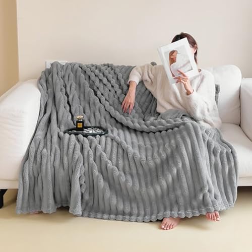 ブランケット フランネル柔らかいふわふわ毛布 シングル軽量掛け毛布 おしゃれ大判洗えるマイクロファイバー厚手 吸湿発熱 静電気防止 冷房対策防寒暖かいひざ掛けブランケット防ダニ