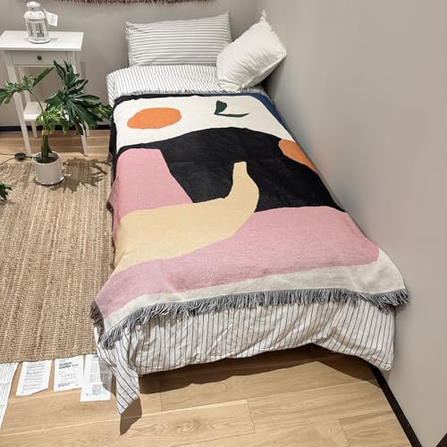 アーティスト・デザイナー,アートワーク，ブランケット&マルチカバー · ラグ&マット，抽象的 ， ベッドカバー ，130X160cm…