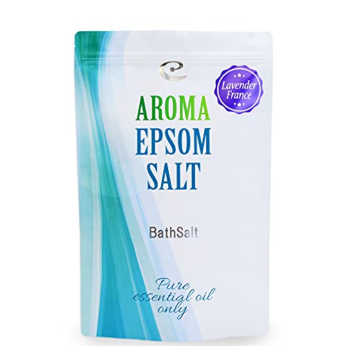アースコンシャス エプソムソルト ラベンダーフランス【2kg/20回分】計量スプーン付き 入浴剤 アロマバスソルト 天然エッセンシャルオイルのみ配合 合成香料不使用 浴用化粧品のサムネイル