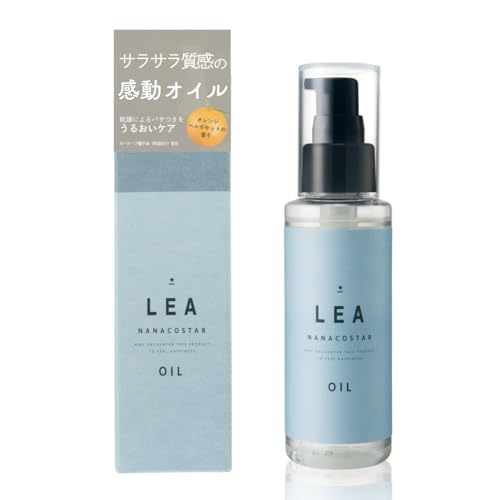 ナナコスター LEA ヘアオイル 100ml オレンジベルガモットの香り サラサラ 洗い流さない トリートメント スタイリングオイル レディース メンズ