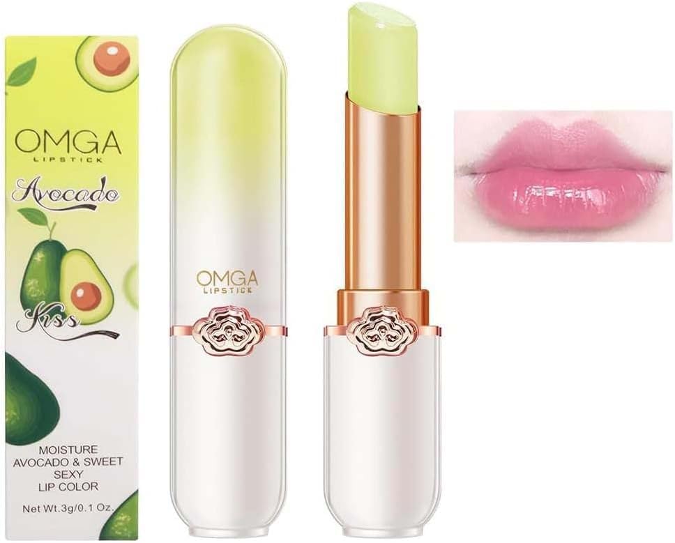 LIANGNISHI 色が変わる口紅、温度が変わる口紅、ゼリー口紅、温度が変わる、保湿リップクリーム、桃の..