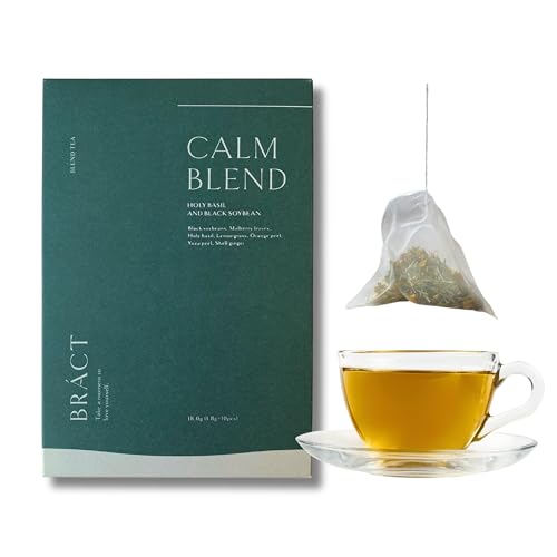 BRÁCT ブラクト ノンカフェイン ブレンドティー CALM BLEND ホーリーバジル×黒豆 ストレスケア ハーブティー