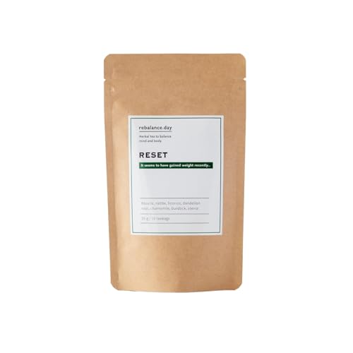ハーブティー ティーバッグ 10包 ノンカフェイン RESET (リセット) ほんのり甘くて、気分まで軽くなる。スイーツ代わりに選ばれる、ルビーレッド色のご褒美ティー。 無農薬・化学肥料不使