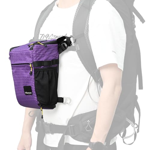 カメラバッグ 登山 リュックに付ける カメラをサッと取出せる カメラケース リュックに固定 カメラショルダーバッグ 多機能 多用途 防水 大容量 4WAY 緩衝材入り 容量拡張できる 仕切り調整