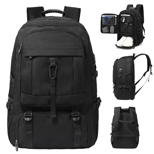 [Roseelk] トラベルバックパック リュック メンズ メンズ 80L大容量 拡張可能 ビジネス ...