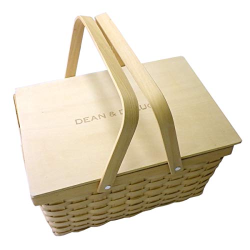 （ディーン＆デルーカ）DEAN&DELUCA 蓋つきバスケットL かご バッグ ナチュラル バッグ ディーンアンド..