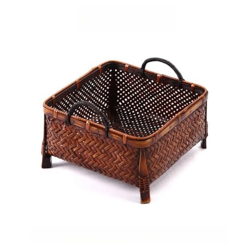 ハンドルバスケット、収納バスケット、ピクニックバスケット、ティーセットティーポットティーカップ収..