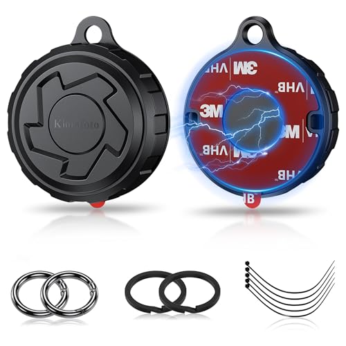 【二個入】AirTag用マグネットケース IP68密着防水 盗難防止 3Mテープ&ケーブルジップタイ&キーチェーン付き 4つの持ち運び方 超粘着 紛失防止 コンパクト 自転車 AirTag 保護ケース 隠される 自