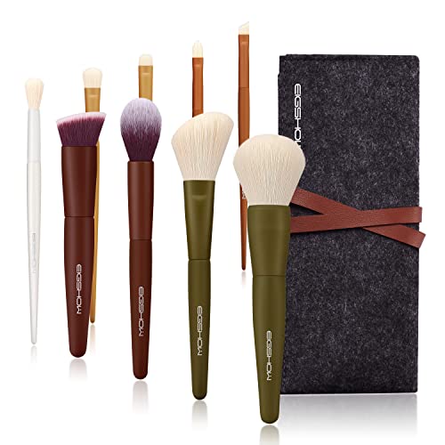 EIGSHOW メイクブラシ 9本セット アイシャドウブラシ フェイスブラシ 高級繊維毛 超柔らかい 可愛い 専..