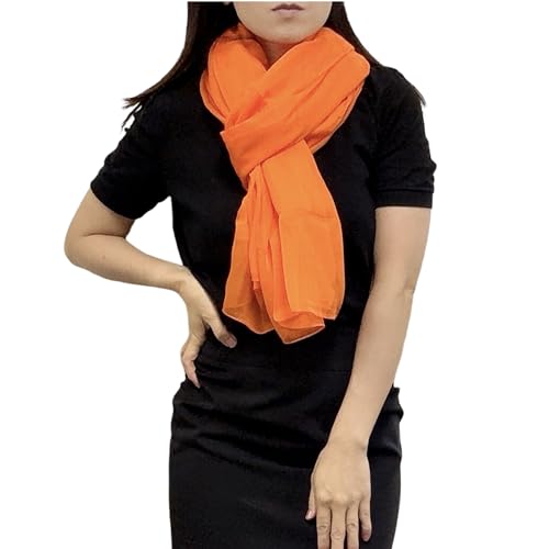 楽天ミヤビ商店[インスタイルジャパン] スカーフ 100％シルク 大判 195×135cm 長方形 無地 柄 大きめ 絹 UVカット シフォン 天然素材 肌に優しい 薄手ストール 洗えるシルク 紫外線対策 日焼け対策 首焼け 冷房