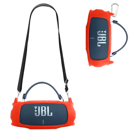 For JBL CHARGE 6 ブルートゥースサウンド ケース シリコン 保護ボックス 落下保護 シリコンケース 旅..