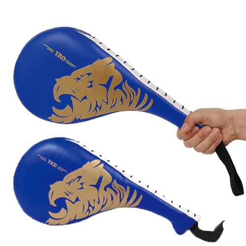 Percy’s Caravan ミット テコンドー 空手 ボクシング 2個セット ハンドミット 軽量 衝撃吸収 親子トレ 練習用 ストラップ付き ダイエット カ...