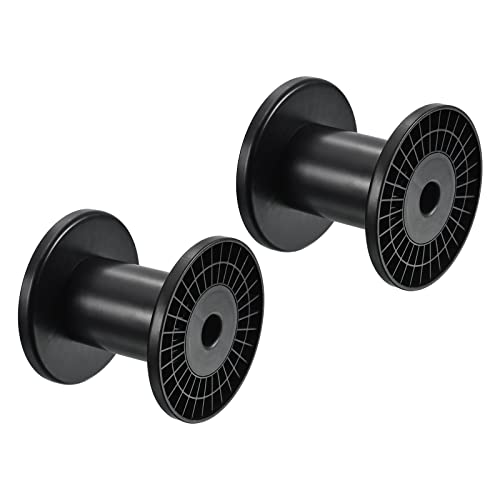 PATIKIL 130mm フロスボビン 2個 プラスチック 空のスプール ワイヤー織りボビン チェーンテープ 刺? ..