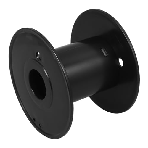 ledmomo 空スプール 糸ボビン ブラックプラスチック製 ユニバーサルボビン ワイヤー ロープ巻き取り 釣..