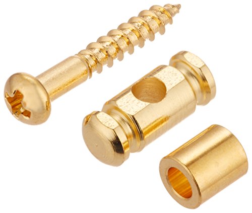 SCUD ストリングリテイナー、ギター用、円筒型、5mmスペーサー ゴールド SR-GB50G