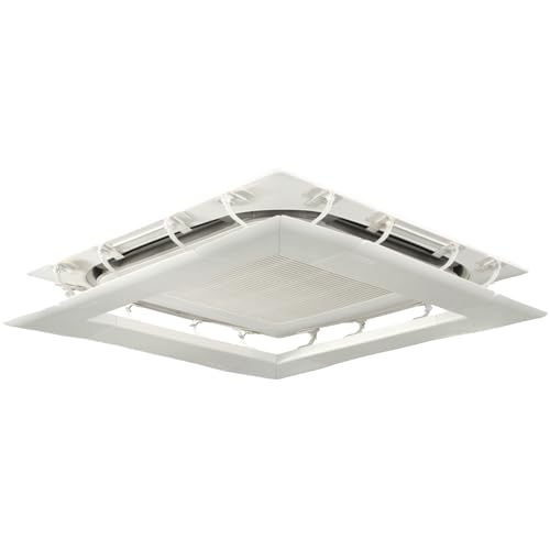 エアコン 風除け 風よけ エアーウィングスクエア(4辺入り) AW20-021-01 天カセ ダイアン・サービス 節電 業務用エアコン エアコンカバー 風向き 風向調整 オフィス クーラー 直撃風 空調 防止