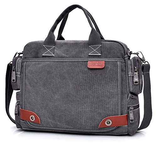 [RAKEE] ショルダーバッグ トート メンズ メッセンジャーバッグ 帆布 肩掛け斜めがけ 防水 バッグ a4サイズ 大容量 丈夫 4色