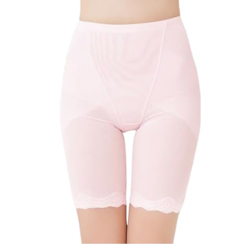 ガードルショーツ ハイウエストヒップアップ お腹引き締め 補正下着 着圧ショーツ 人気 産後 太もも 大きいサイズ 美尻 補正 (L, ピンク)