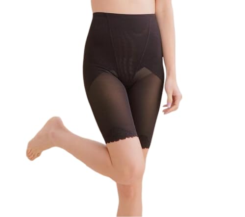 ガードルショーツ ハイウエストヒップアップ お腹引き締め 補正下着 着圧ショーツ 人気 産後 太もも 大きいサイズ 美尻 補正 (L, ブラック)