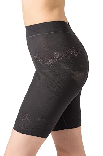 [repose time] ガードル 補正下着 【綿混サポート＆リフトアップガードル】 骨盤ガードル お腹おさえ ヒップアップ 太もも ハイウエスト シームレス 響かない インナー レディース (L-LL, チャコ