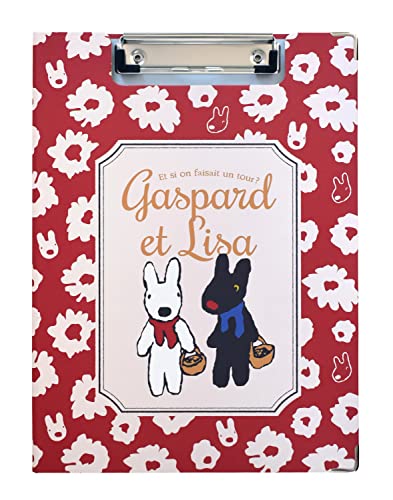 セントレディス(St.Lady's)リサとガスパール クリップボード Fleur レッド【ST-ZG0012】