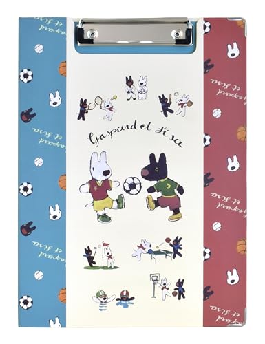 リサとガスパール クリップボード SPORTS ブルー【ST-ZG0014】