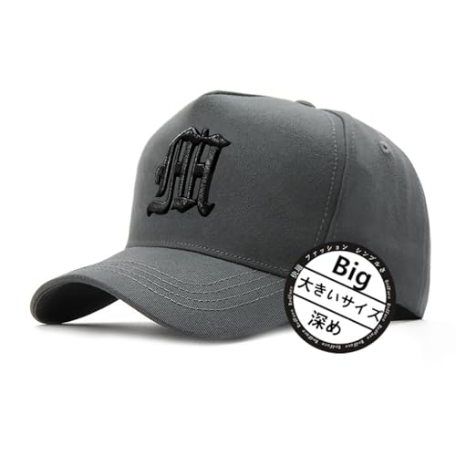 [Odejaa] キャップ メンズ レディース 大きいサイズ 帽子 コットン 深め 紫外線対策 日よけ 型崩れない 無地 シンプル 人気 おしゃれ かっこいい 野球帽 登山・釣り・アウトドアなどに 調整可