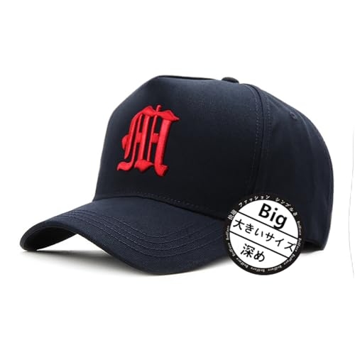 [Odejaa] キャップ メンズ レディース 大きいサイズ 帽子 コットン 深め 紫外線対策 日よけ 型崩れない 無地 シンプル 人気 おしゃれ かっこいい 野球帽 登山・釣り・アウトドアなどに 調整可