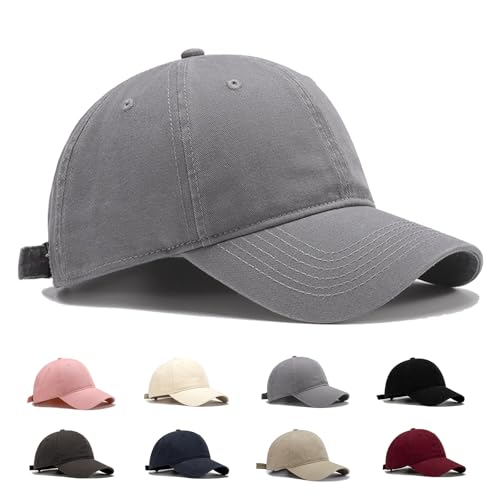 [Senteria] キャップ メンズ レディース 大きいサイズ 帽子 無地 深めタイプ 紫外線対策 日よけ 人気 シンプル おしゃれ 野球帽 調整可能 ゴルフ アウトドア ランニング スポーツ 登山 釣り 男