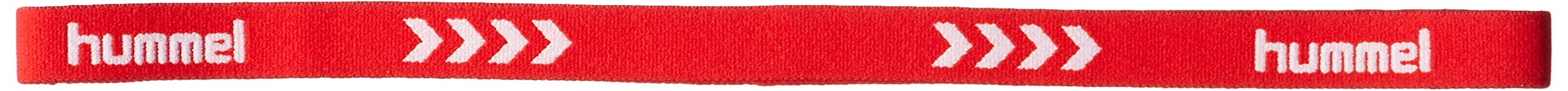 [ヒュンメル] ヘアバンド ワイドヘアゴム メンズ レッド×ホワイト (2010) 日本 フリーサイズ (FREE サ..