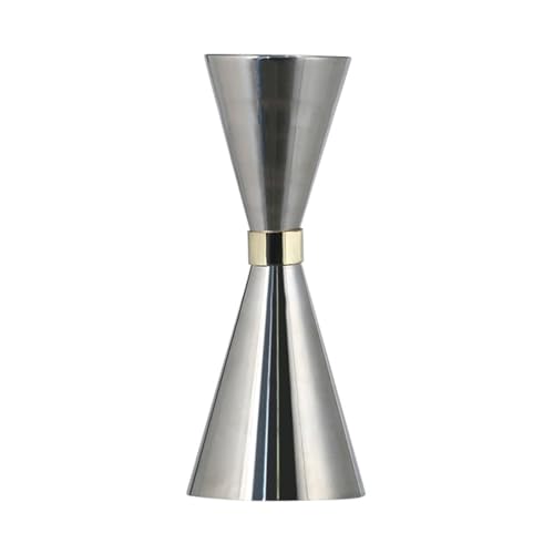 BRIIKPP メジャーカップ ジガーカップ 目盛り付き 30/45ml カクテル ウイスキー 計量 ステンレス鋼