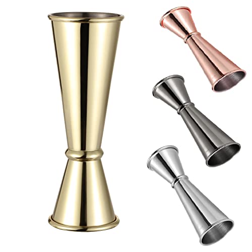 ジガーカップ 30ml/60ml(1oz/2oz) カクテル メジャーカップ 目盛り付き ハイボール メジャー ステンレ..